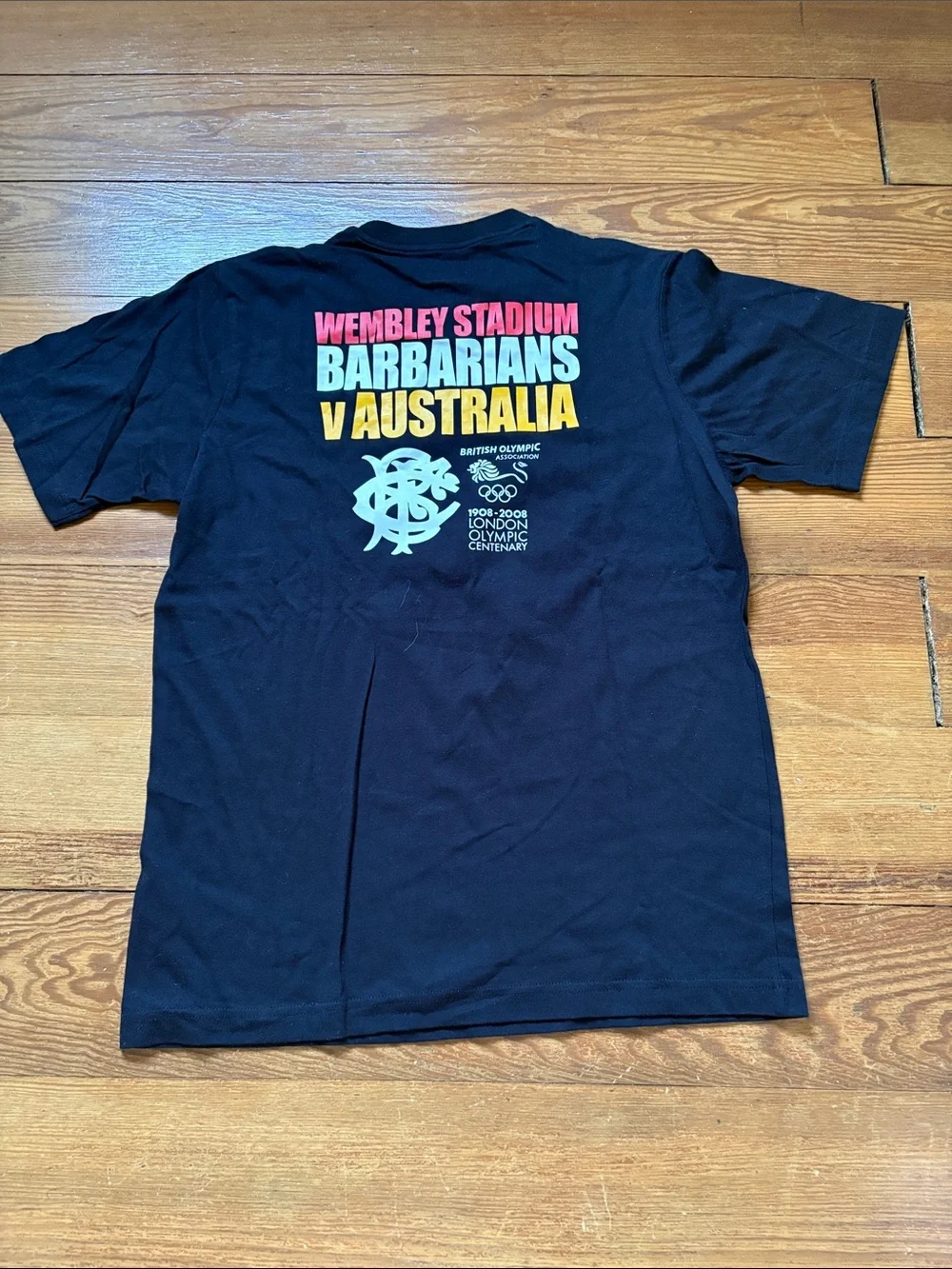 adidas Men’s Black Tee with Glossy Graphic Logo